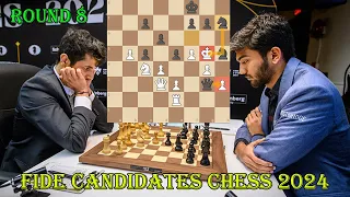 MATE IN 1!! Vidit Gujrathi vs Gukesh D || FIDE Candidates Chess 2024 - R8