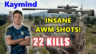 Team Liquid Kaymind - 22 KILLS - INSANE AWM SHOTS! - Archive Games - SOLO - PUBG