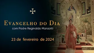 EVANGELHO DO DIA | 23/02/2024 | Mt 5,20-26 | @PadreManzottiOficial