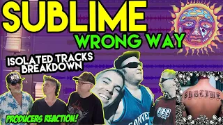 Sublime - Wrong Way [ISOLATED TRACKS - REACTION & ANALYSIS] musicians react S02E09