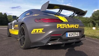 Mercedes-AMG GT S GT4 w/ PER4MANCE Exhaust! Launch Control, Revs, 1/4 Mile Race