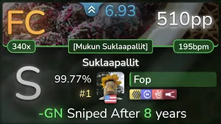 Fop | Evoluutiomies - Suklaapallit [Mukun Suklaapallit] +HDDTHRFL 99.77% (#1 510pp FC) - osu!