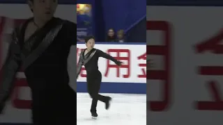 Yuma Kagiyama jumping for the title! #GPFigure #FigureSkating