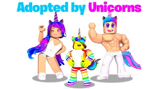 BABY Tofuu gets Adopted by UNICORN Family! 🦄🦄 (Roblox)