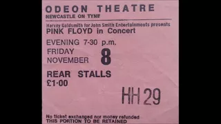 Pink Floyd  The Odeon, Newcastle-upon-Tyne, England  9 November 1974