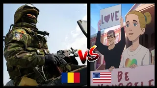 US military ads VS Romanian military ads