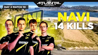 PUBG Atlantic Showdown • Americas VS EMEA - NAVI 14 KILLS