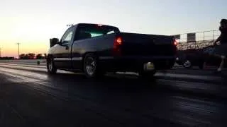 Nitrous Injected testing his new truck 'The Bruise' at Thunder Valley Raceway Park 5-30-14
