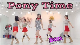 Pony Time - Line Dance (Demo) Phrased Improver