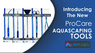 Blue Aquascaping Tools for Aquarium Scapes NEW