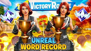 44 ELIMINATION DUO UNREAL RANKED WORLD RECORD (Zero Builds) Fortnite Chapter 5 Season 2 FULL GAME