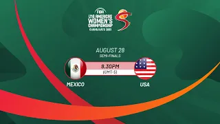 SEMI-FINALS: Mexico v USA | Full Game - FIBA U16 Women's Americas Championship 2021