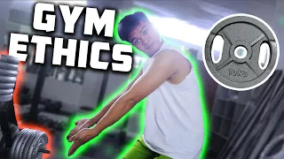 GYM ETHICS: ILAGAY SA TAMANG LAGAYAN ANG EQUIPMENT | Manong Jireh