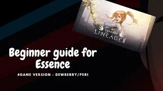 L2 Essence Crusader - Beginner guide - 4game (innova) version