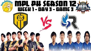 RSG VS. AP BREN | GAME 3 | MPL PH SEASON 12 | WEEK 1 | DAY 3