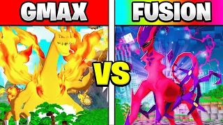 GIGANTAMAX POKEMON vs FUSION POKEMON in Minecraft PIXELMON