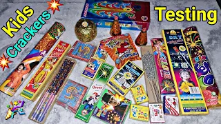 Crackers Testing video 2021 | Crackers For Kids 2021 | Diwali Crackers Testing 2021 🔥😃