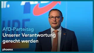 Eröffnung des AfD-Parteitags durch Tino Chrupalla am 28.07.23