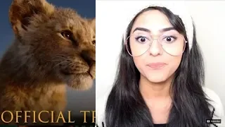 The Lion King Official Trailer| REACTION