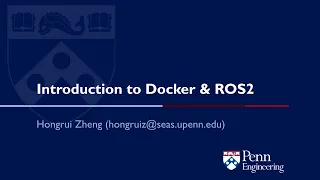 F1TENTH T01 - Tutorial on Docker and ROS2