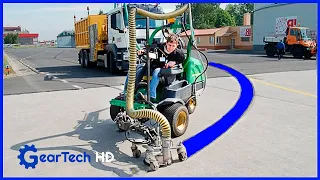 World's Amazing Modern Road Marking Machine ▶ Intelligent Technology