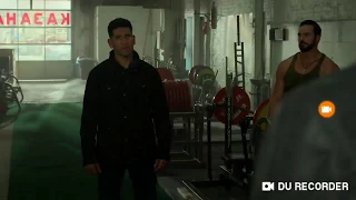 The Punisher Scene S2E5 - Frank Castle fights with russians at gym and beats everyone and kills one