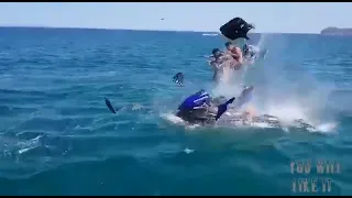 jet Ski EXPLODES With Man and Child