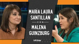 Malena Guinzburg con María Laura Santillán: "Me internaron en Cormillot"