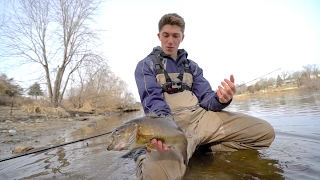 Fishing in the Dead of Winter -- Mississippi River Smallmouth