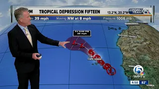 Tropical Depression Fifteen forms