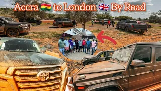 12 Ghanaians 🇬🇭 driving from Accra to London 🇬🇧 using Ghana Card as visa. ghana to UK by road