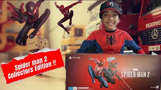 Marvel Spider-Man 2 Collectors Edition PS5 Unboxing with Rayyan & Gameplay