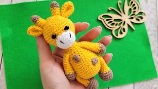 🤩ЖИРАФ ВЯЗАНЫЙ КРЮЧКОМ🦒crochet giraffe🦒Gehäkelte Giraffe