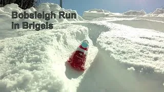 Mini Bobsleigh Run In Brigels