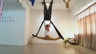 Aerial yoga aerial dance  空中瑜伽 空瑜舞韵 展布篇里的蝙蝠篇