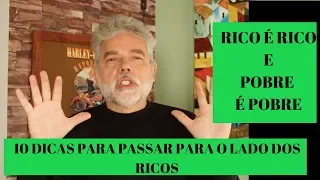 💵💰COMO ser RICO - 10 DICAS  para SAIR da POBREZA.