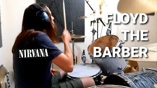 Nirvana - Floyd The Barber (Drum Cover mix of Dale Crover Studio & Dave Grohl Live)