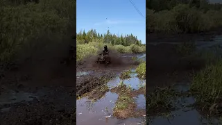 Can am renegade 1000 xmr insane skeg pull!