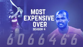 Most expensive over I Season 4 I 35 runs I Monir Hossain vs Muhammad Waseem I Abu Dhabi T10