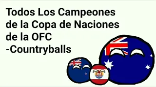 Todos Los Campeones de la OFC - Countryballs