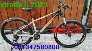 xtrada 6 2021 lecet pemakaian 5,5jt #jualbelisepeda #polygon #xtrada #sepeda #mtb