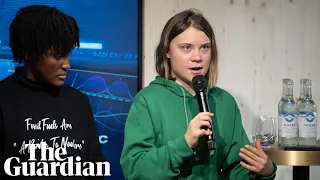 'Absurd that we listen to those causing the climate crisis' in Davos, says Greta Thunberg