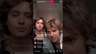 @dylanssnyder’s IG live w/ Hubert and Larray