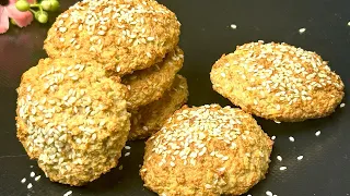 Super simple healthy oatmeal cookies.Make a great sugar free, flourless dessert!