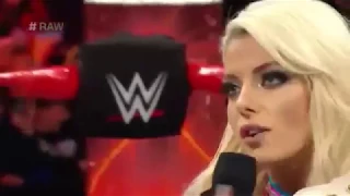 Alexa Bliss Attacks Bayley With Kendo Stick On Raw   WWE Raw Live 15 May 2017