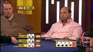 Insane Poker Hand - Straight vs Flush vs Quads