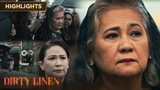 Doña Cielo kicks Leona out of Carlos' funeral | Dirty Linen (w/ English Subs)