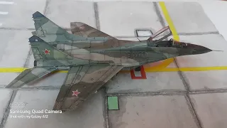 Mikoyan Gurevich MiG-29 Fulcrum, Tamiya 1/72 Scale Kit Model build