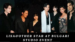 Lisa, Mingyu, Enhypen and other Star at BVLGARI Studio Event in Seoul Korea