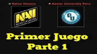The Defense - Na'Vi vs GU Primer Juego Parte 1